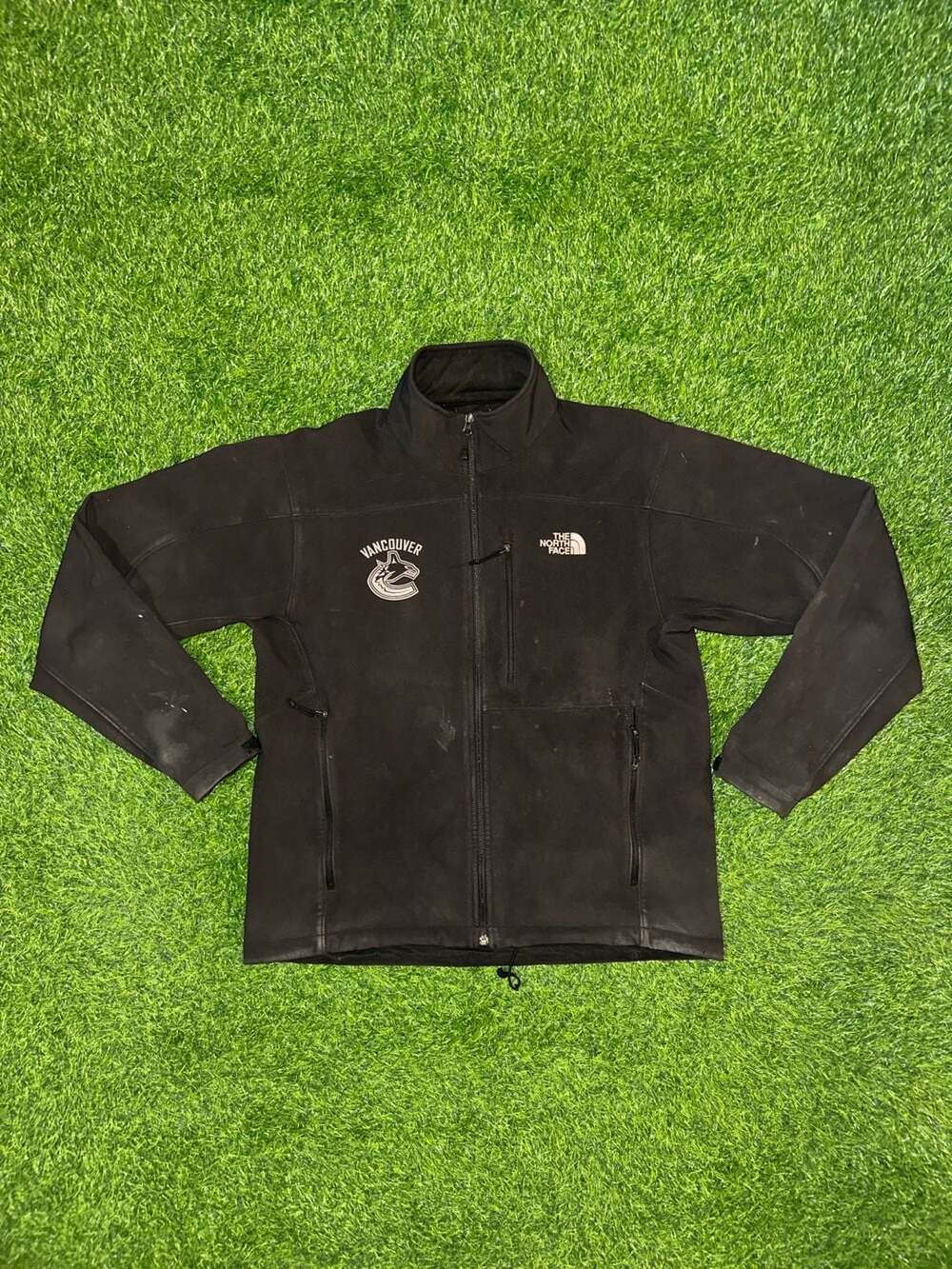 The North Face Vancouver Canucks Soft Shell Jacket Black